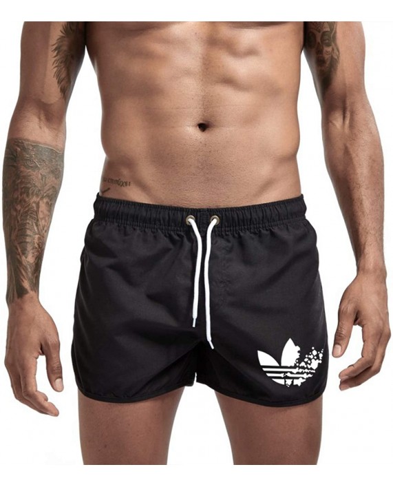 Men's Sports Shorts Fashion Classic Logo Swimwear Football Boxer Shorts Leisure Quick-Drying Board Shorts Orange |