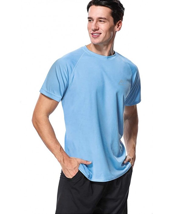 Men's UPF 50+ UV Sun Protection T Shirts Quick Dry Short Sleeve Swim Shirt Athletic Tee Rash Guard Workout Sport Running |
