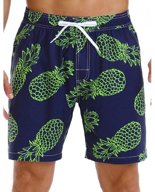 Nonwe Men's Quick Dry Soft Relaxed Fit Drawsting Swim Trunks |