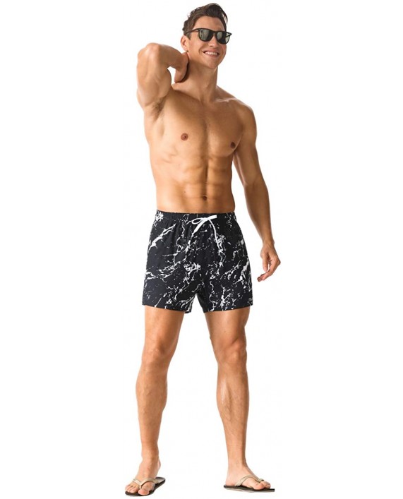 Nonwe Men's Swim Trunks Quick Dry Soft Relaxed with Drawsting Swimming Shorts |