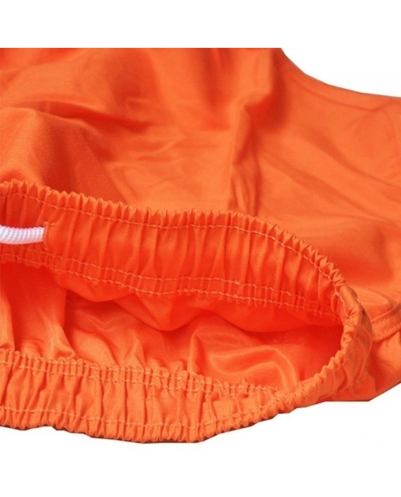 RAMWANS Men's Sports Shorts Leisure Fashion Logo Swimwear Monogram Boxers Quick-Drying Board Shorts Orange |