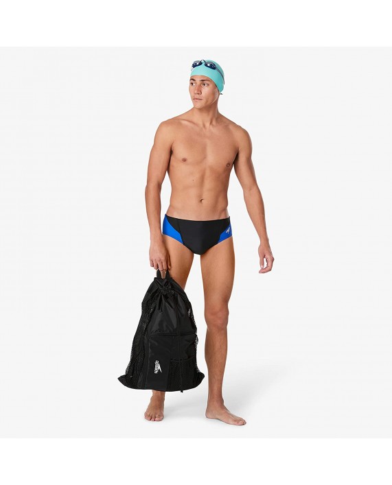 Speedo Mens Swimsuit Brief PowerFlex Eco Revolve Splice Team Colors