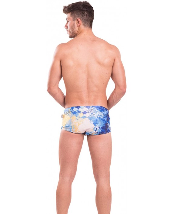 Taddlee Sexy Swimwear Swim Brief Bikini Boxer Trunks Men Swimsuits Brazilian Cut Blue |