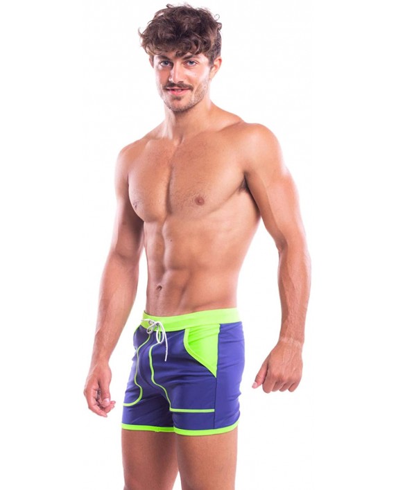 Taddlee Swimsuit Briefs Men Swimwear Boxer Trunks Sexy Pocket Solid Board Shorts |
