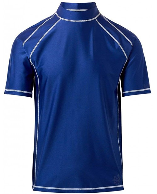 UV SKINZ UPF 50+ Mens Short Sleeve Active Sun & Swim Shirt |