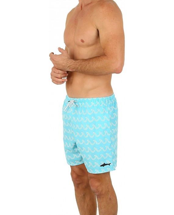 UZZI Men's Bimini Quick Dry Printed Short Swim Trunks |
