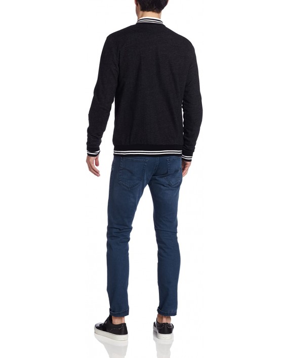 BOSS HUGO BOSS Men's Color Contrast Zip Jacket at Men’s Clothing store Pajama Tops