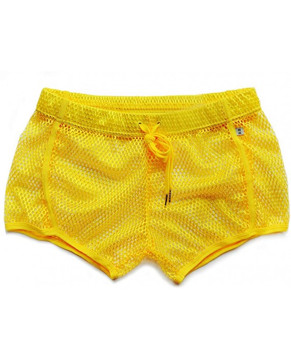 AIMPACT Mens Mesh Shorts Lounge Underwear Boxer Shorts Cover up at Men’s Clothing store