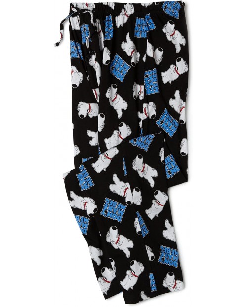 Briefly Stated Men's Family Guy - Brian Don'T Make Me Bed Knit Pajama Pant at Men’s Clothing store Pajama Bottoms