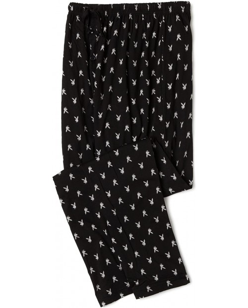 Briefly Stated Men's Playboy Signature Rabbit Head Knit Pant at  Men’s Clothing store Pajama Bottoms