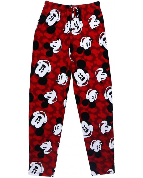 Disney Mens All Over Mickey Mouse Pajama Pant Red Medium at  Men’s Clothing store
