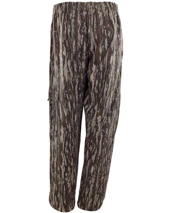Mooselander – Men's Fleece Cargo Pants with Cellphone Pocket in Licensed Realtree Camo Print