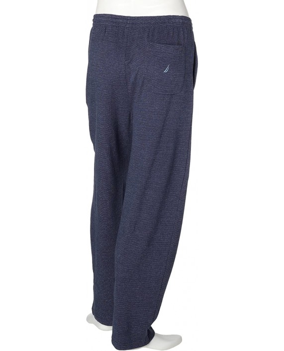 Nautica Men's Birdseye Knit Pant Navy X-Large at Men’s Clothing store Pajama Bottoms