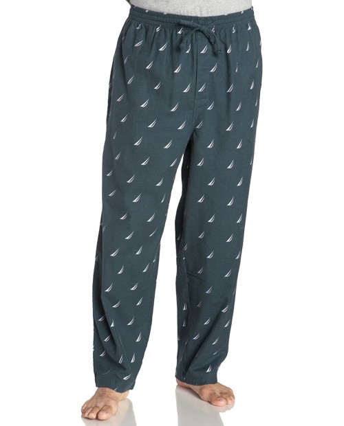 Nautica Men's J-Class Printed Flannel Pant at Men’s Clothing store Pajama Bottoms