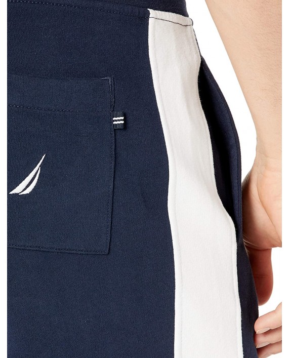 Nautica Men's Panel Logo Sueded Fleece Short at Men’s Clothing store