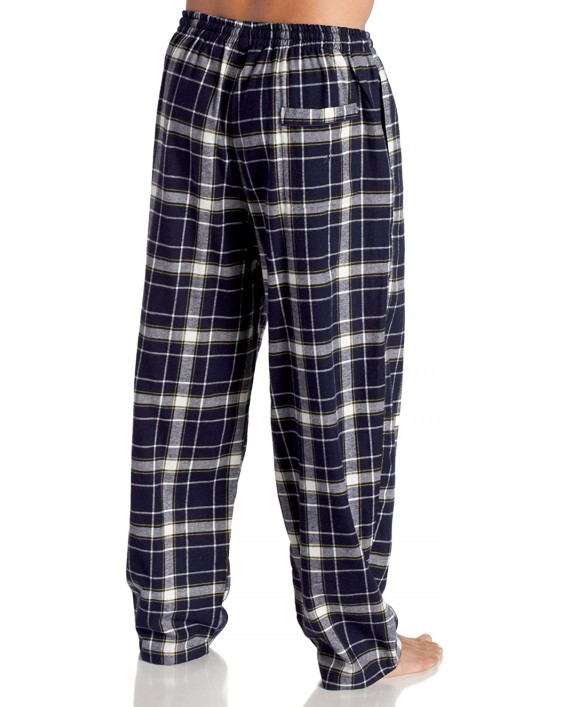 Nautica Sleepwear Men's Blackwatch Plaid Flannel Pant at Men’s Clothing store Pajama Bottoms