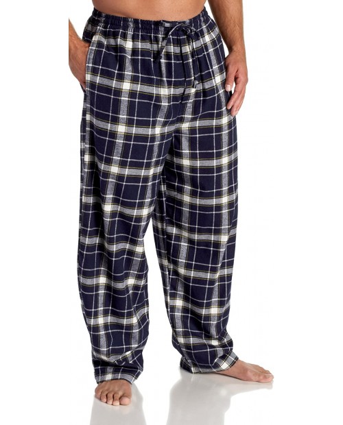 Nautica Sleepwear Men's Blackwatch Plaid Flannel Pant at  Men’s Clothing store Pajama Bottoms