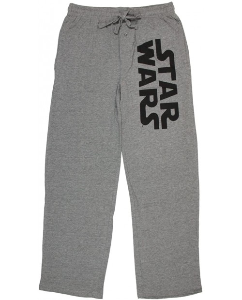 Star Wars Logo Heather Sleep Pants Dark Grey Small at  Men’s Clothing store