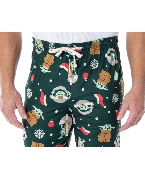 Star Wars Men's The Child Baby Yoda Christmas Holiday Lounge Pajama Pants at Men’s Clothing store