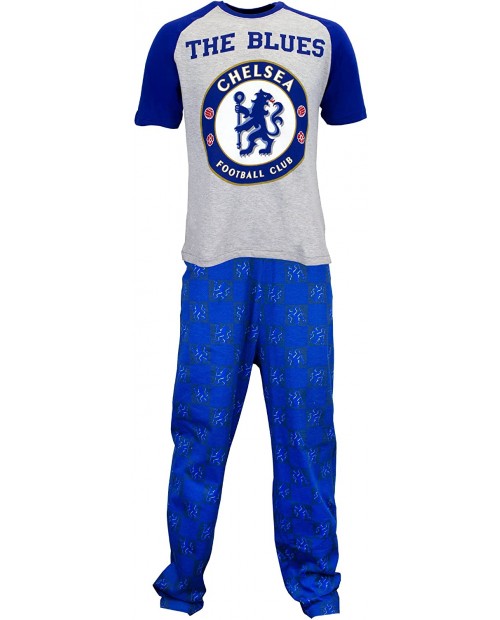 Chelsea Football Club Mens Pajamas Blue Size XX-Large at  Men’s Clothing store