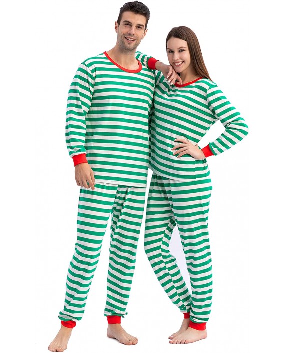 Christmas Matching Family Pajamas Set Holiday PJs Sleepwear Loungewear at Men’s Clothing store
