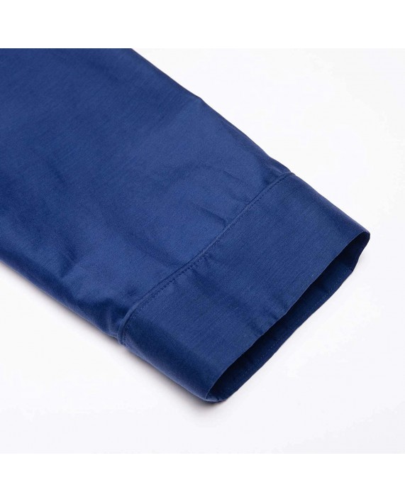 COLD POSH Men's Long Sleeve Pajamas Set 2PC Soft Sleepwear at Men’s Clothing store