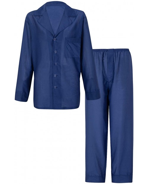 COLD POSH Men's Long Sleeve Pajamas Set 2PC Soft Sleepwear at  Men’s Clothing store