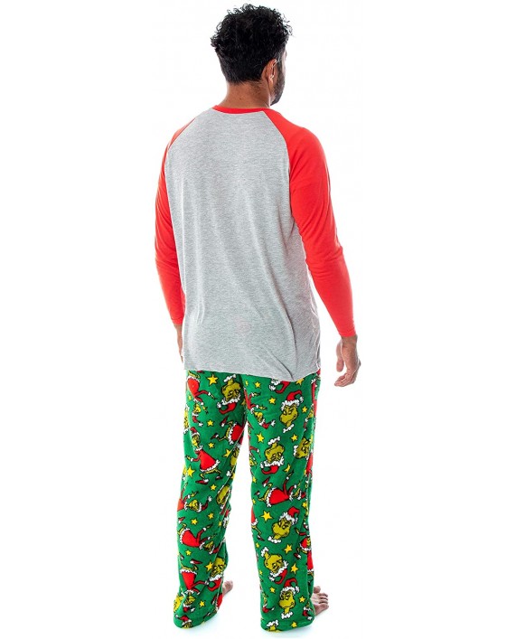 Dr. Seuss The Grinch Who Stole Christmas Matching Family Pajama Sets for Men Women Kids Toddlers at Men’s Clothing store