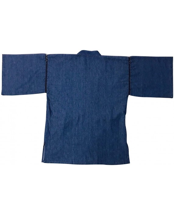 Edoten Men's Japan Kimono Jimbei SIJIRAORI 100% Cotton. at Men’s Clothing store
