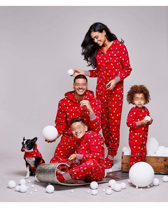 Family Pajamas Matching Set Matching Adult Onesies Christmas PJs for Family at Men’s Clothing store