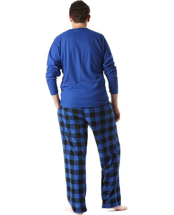 #followme Polar Fleece Pajama Pants Set for Men Sleepwear PJs at Men’s Clothing store