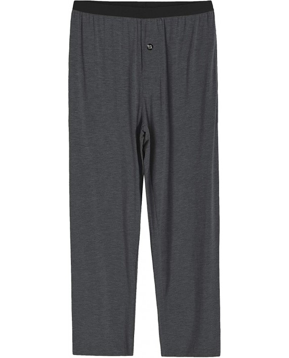 Latuza Men's Bamboo Viscose Pajamas Set Shirt and Pants with Pockets at Men’s Clothing store