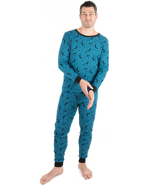 Leveret Men's Pajamas Fitted 2 Piece PJ's Set 100% Cotton Sleep Pants Sleepwear XSmall-XXLarge at  Men’s Clothing store