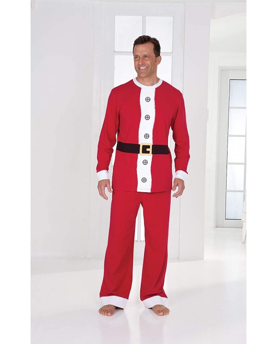 PajamaGram Novelty Mens Christmas Pajamas - Mens Holiday Pajamas Cotton at Men’s Clothing store