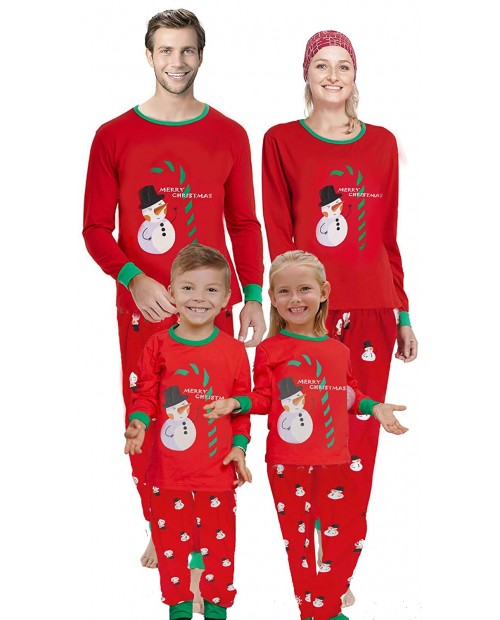 SUNFEID Christmas Pajamas for Family Matching Family Christmas Sleepwear Sets Family Pajamas Matching Sets