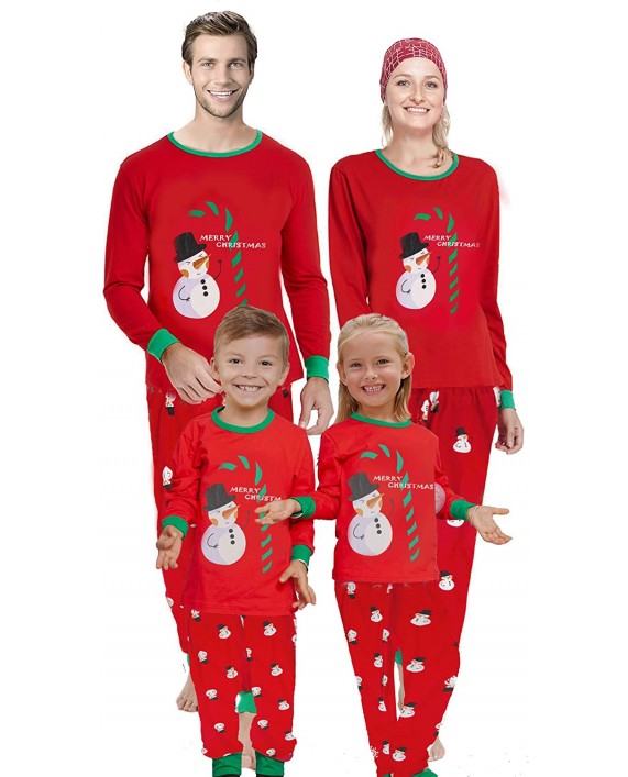 SUNFEID Christmas Pajamas for Family Matching Family Christmas Sleepwear Sets Family Pajamas Matching Sets
