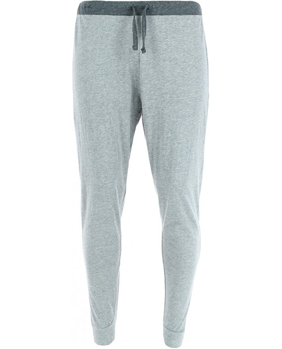 Ten West Apparel Men's Knit Solid Short Sleeve Long Leg Pajama Set at Men’s Clothing store