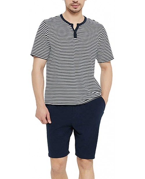U2SKIIN Mens Cotton Pajama Shorts Lightweight Lounge Pant with Pockets Soft Sleep Pj Shorts for Men at  Men’s Clothing store
