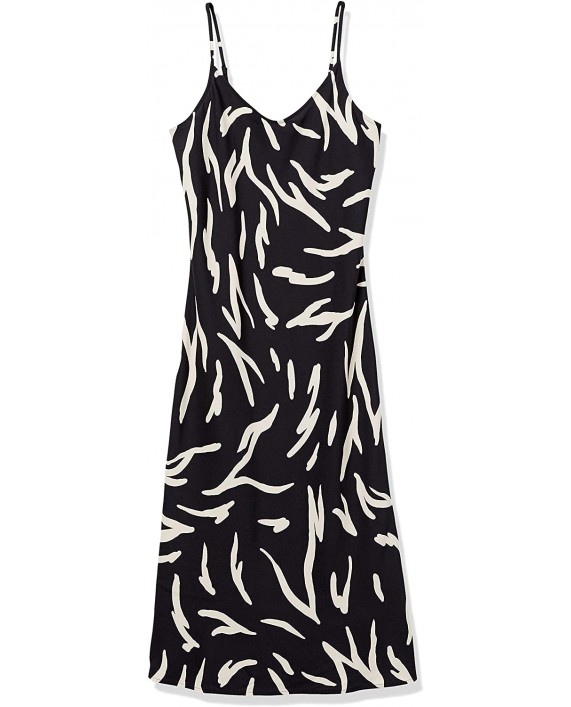 Brand - Daily Ritual Women's Georgette Fluid Drape Standard-Fit Slip Dress