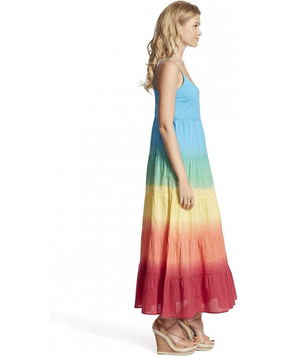 Jessica Simpson Women's Herbs Tiered Ombre Maxi Dress