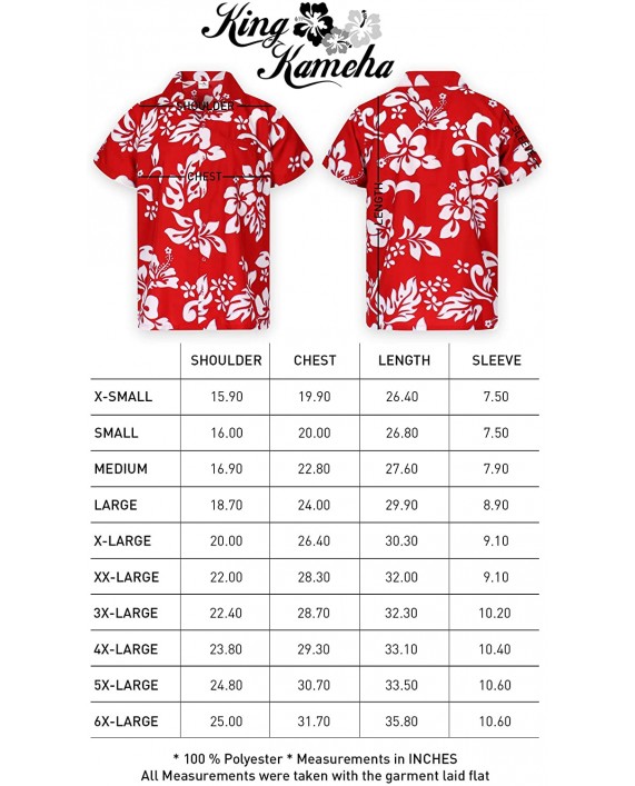 King Kameha Hawaiian Shirt for Men Funky Casual Button Down Very Loud Shortsleeve Unisex Hibiscus at Women’s Clothing store