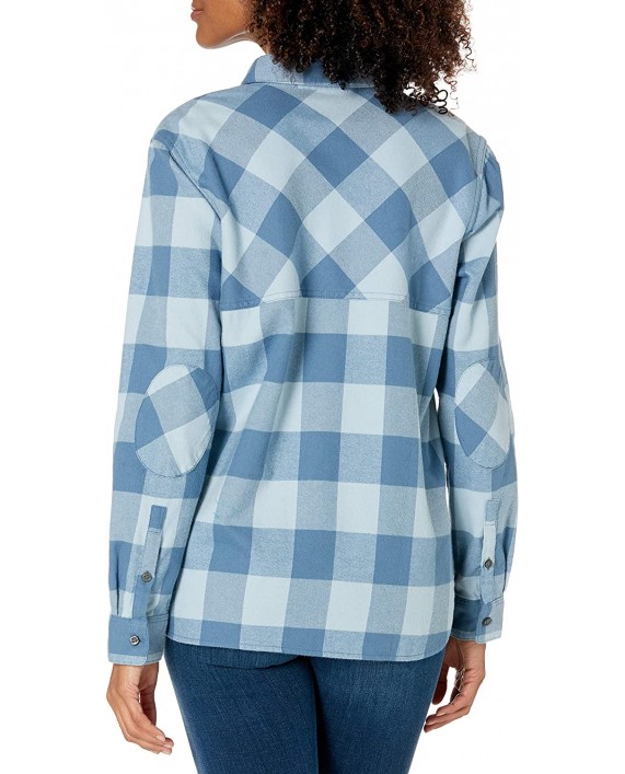 Pendleton Women's Elbow Patch Cotton Flannel Shirt at Women’s Clothing store