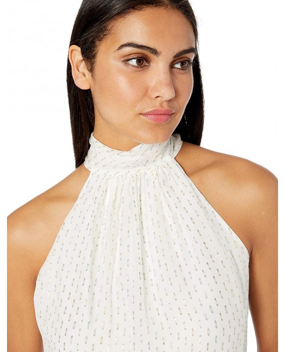 Ramy Brook Women's Sleeveless Multi Lurex High Neck Lori Top at Women’s Clothing store