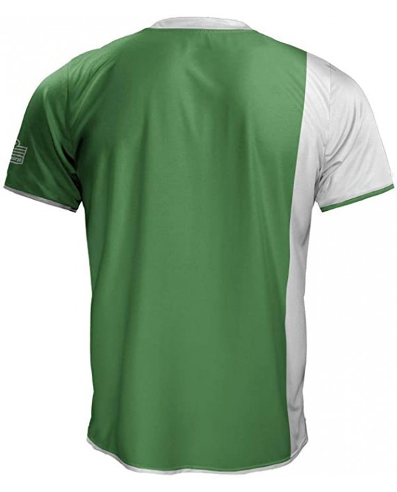 ADMIRAL Verso Reversible Ready-to-Play Soccer Jersey Emerald White Youth Medium
