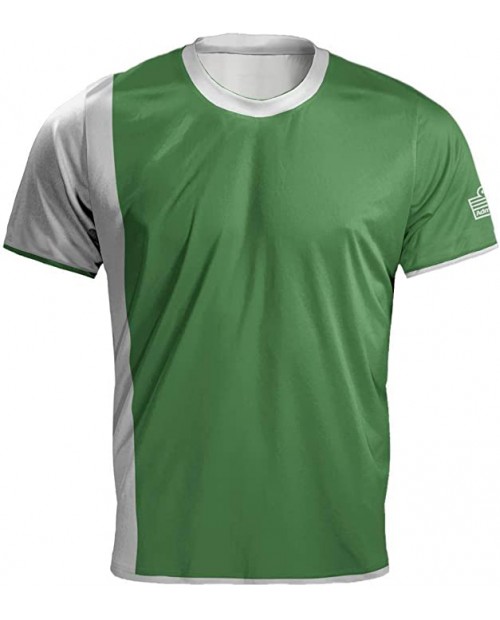ADMIRAL Verso Reversible Ready-to-Play Soccer Jersey Emerald White Youth Small