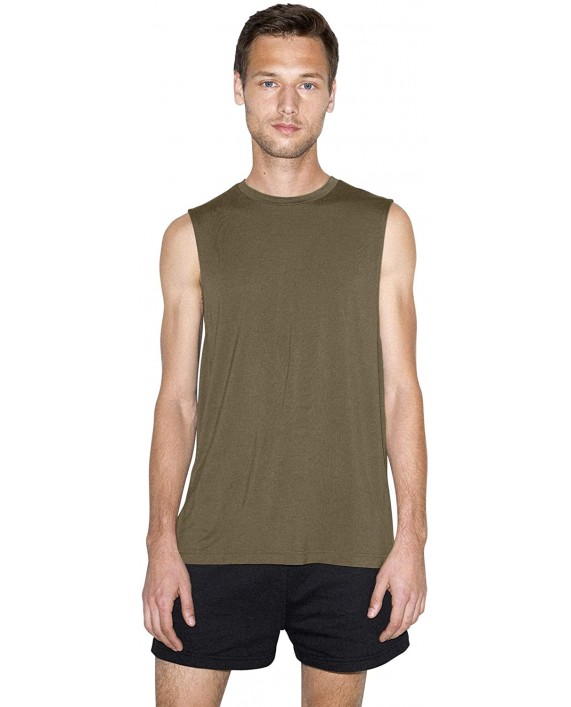 American Apparel Men's Mix Modal Sleeveless Muscle Tank at Men’s Clothing store
