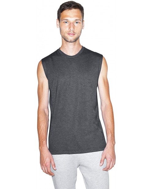 American Apparel Men's Tri-Blend Sleeveless Muscle Tank at  Men’s Clothing store