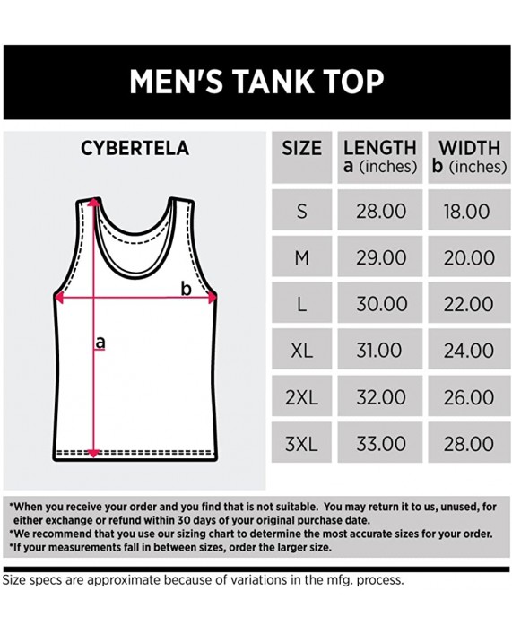 Cybertela Men's Legends are Born in August Tank Top at Men’s Clothing store