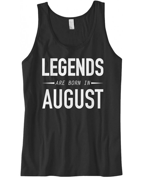 Cybertela Men's Legends are Born in August Tank Top at  Men’s Clothing store