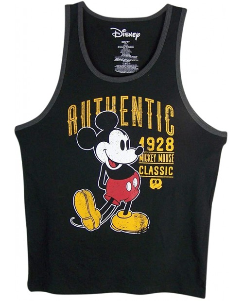 Disney Authentic 1928 Mickey Mouse Tank Top Shirt at  Men’s Clothing store